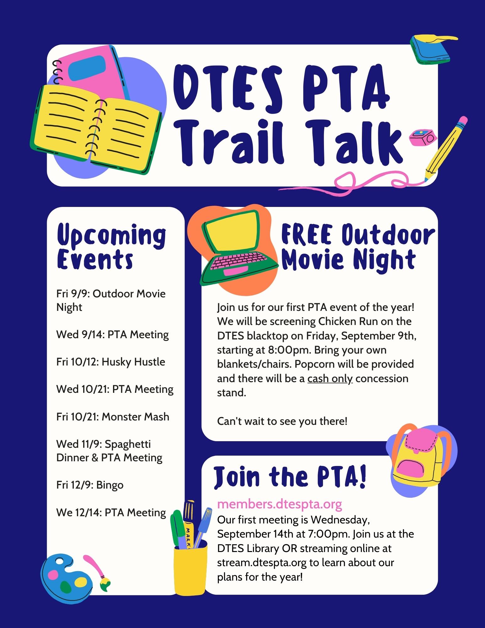 DTES PTA Trail Talk | August 26, 2022