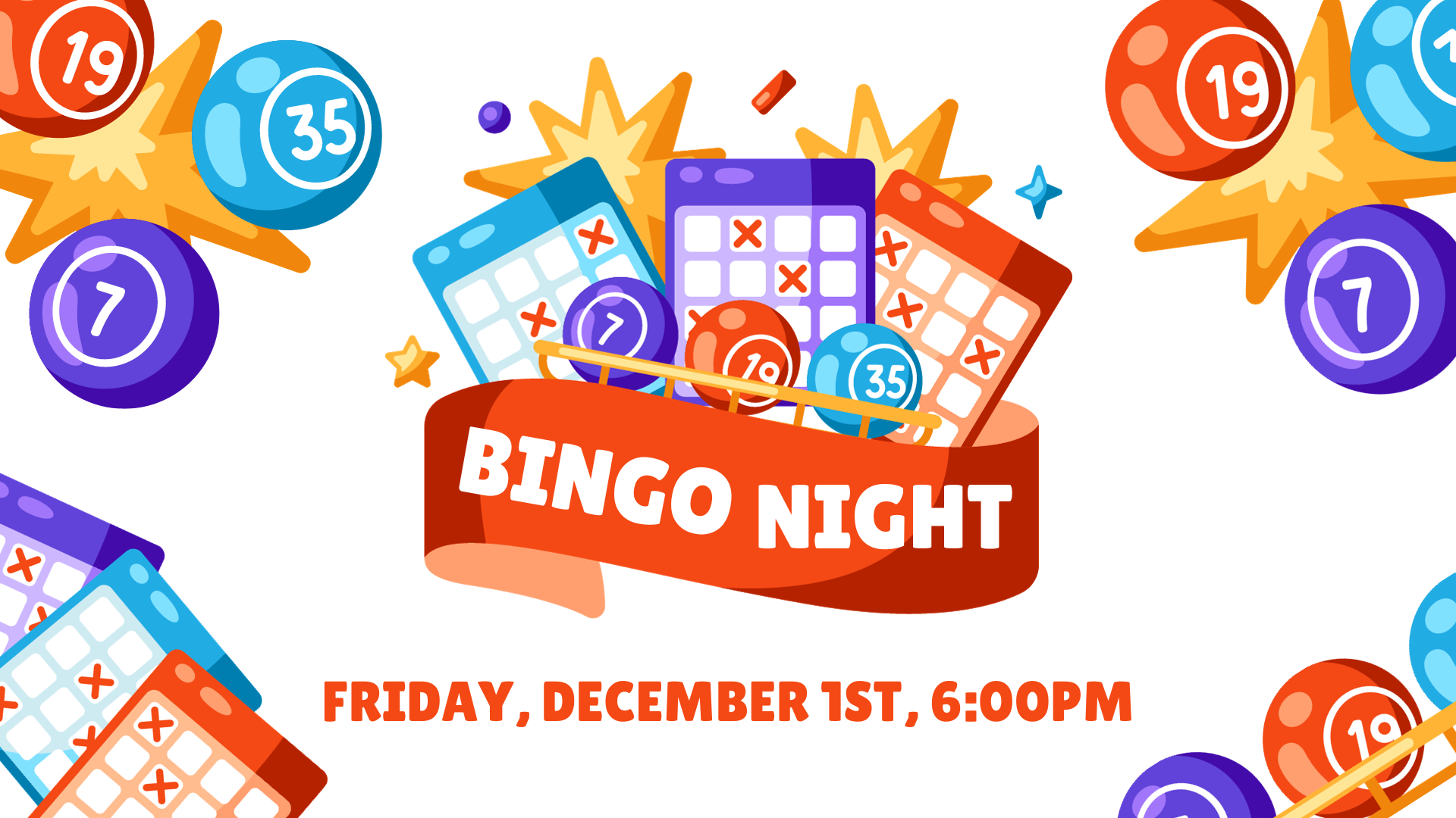 Join Us for Bingo Night on December 1st!