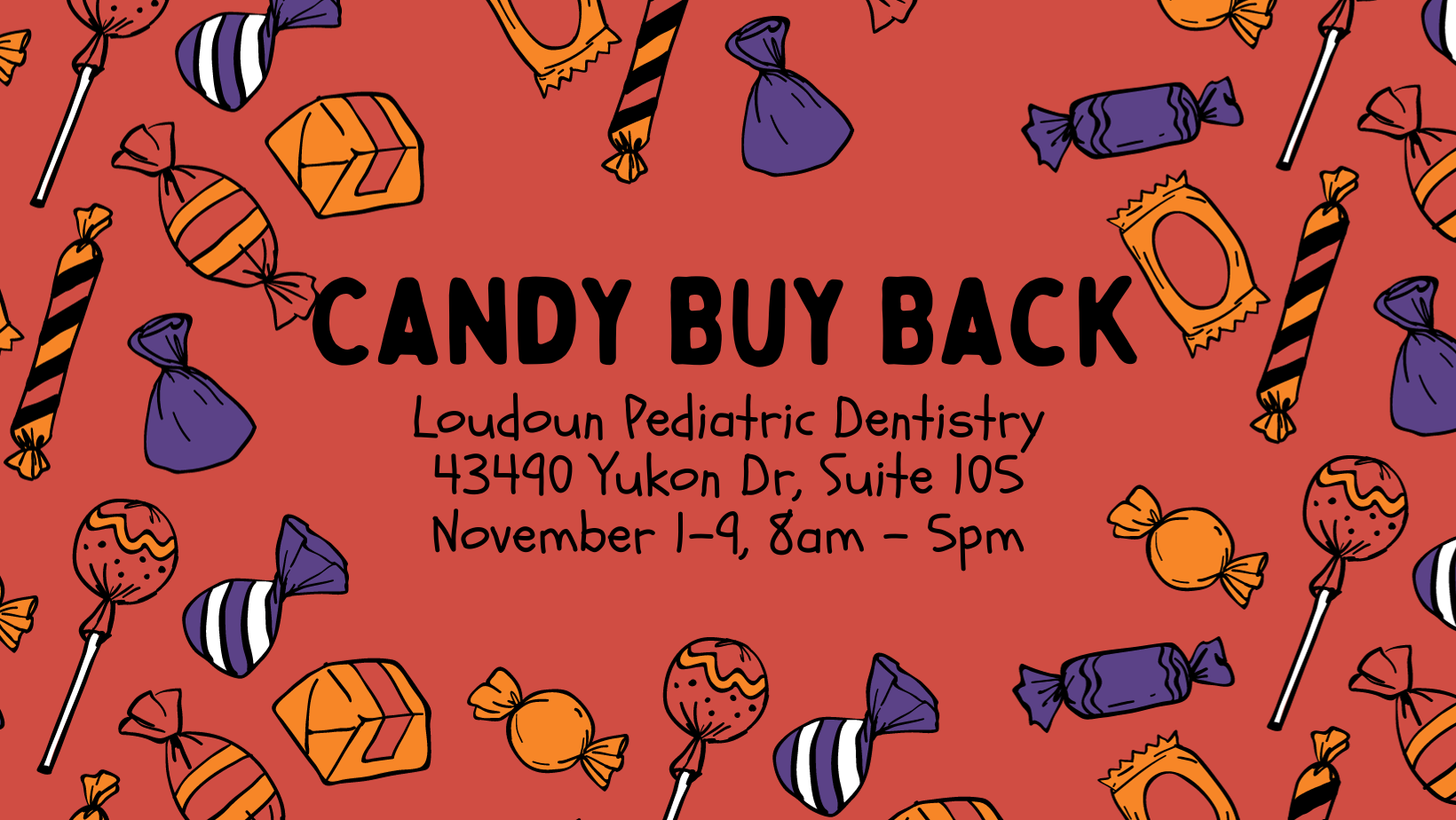 Loudoun Pediatric Dentistry’s Annual Halloween Candy Give-Back!